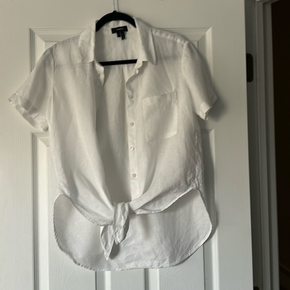 Women’s Theory white linen skirt small/P - Picture 1 of 2